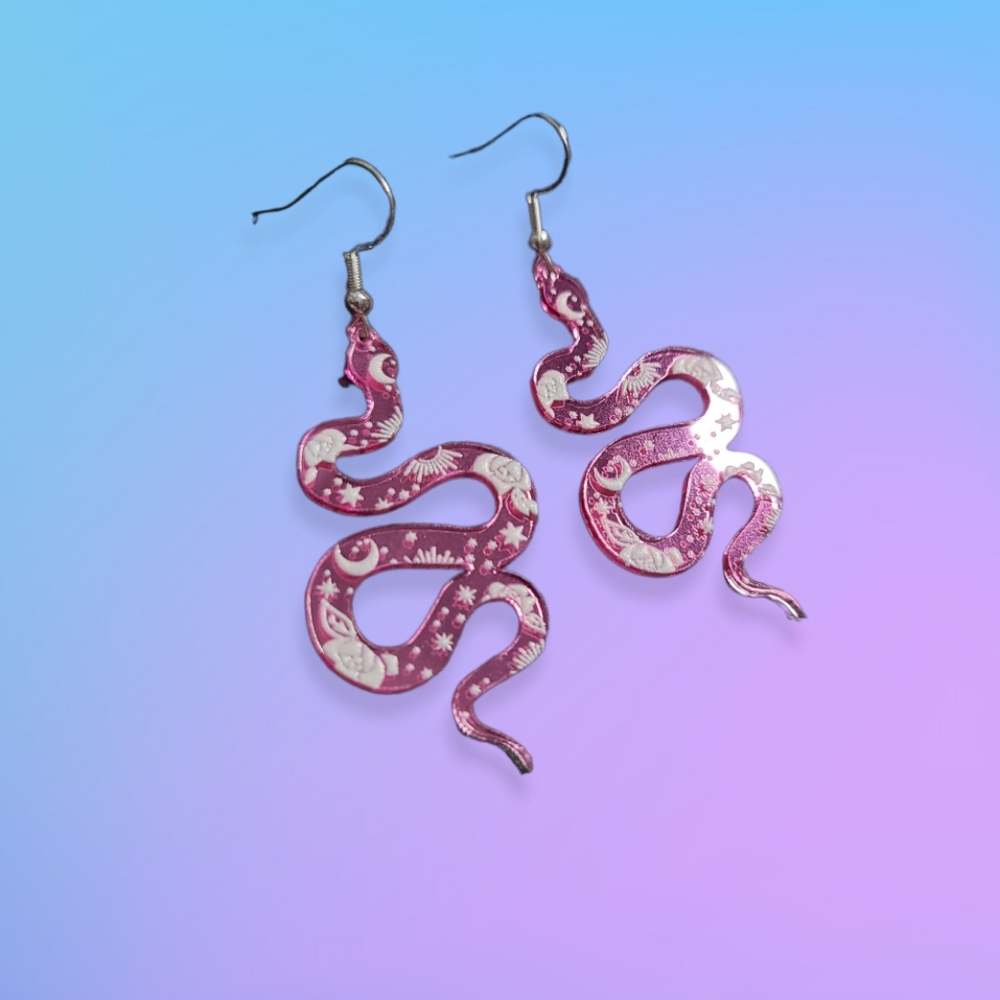 Snake earrings